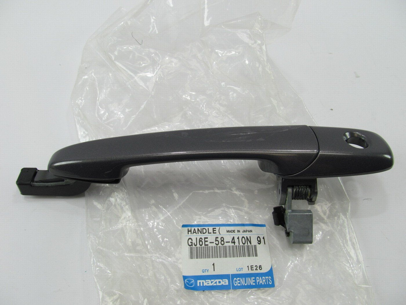 NEW - OEM GJ6E58410N91 Front Right Outer Door Handle 2007-09 Mazda 3 GALAXY GRAY