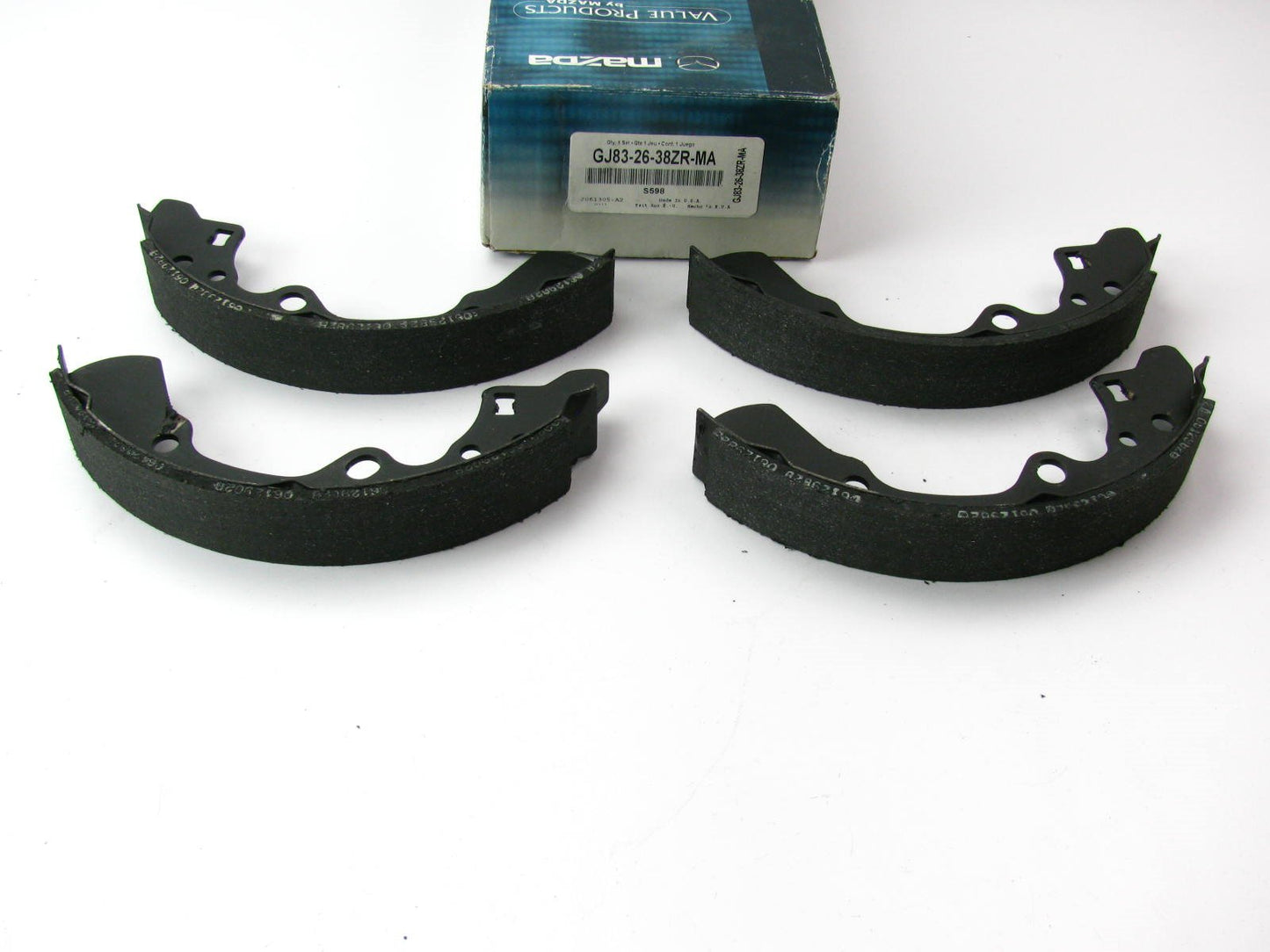 NEW - OEM Mazda GJ83-26-38ZR-MA Rear Drum Brake Shoes