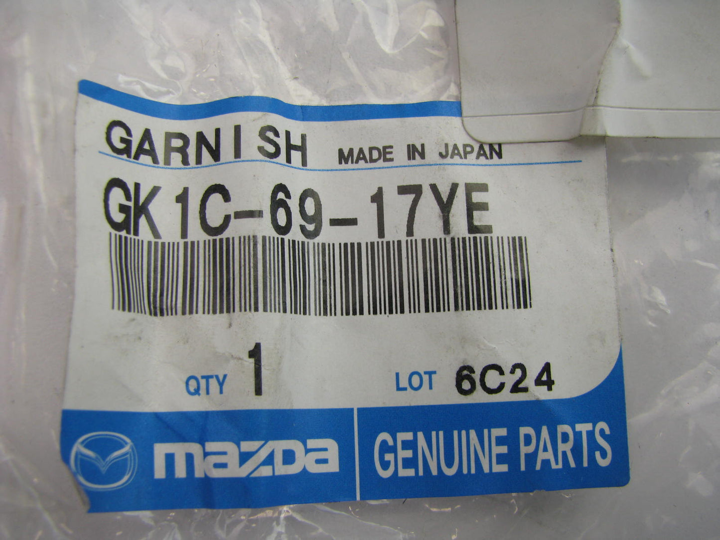NEW - OEM Mazda GK1C-69-17YE Front Left Inner Mirror Cover 2003-2008 3