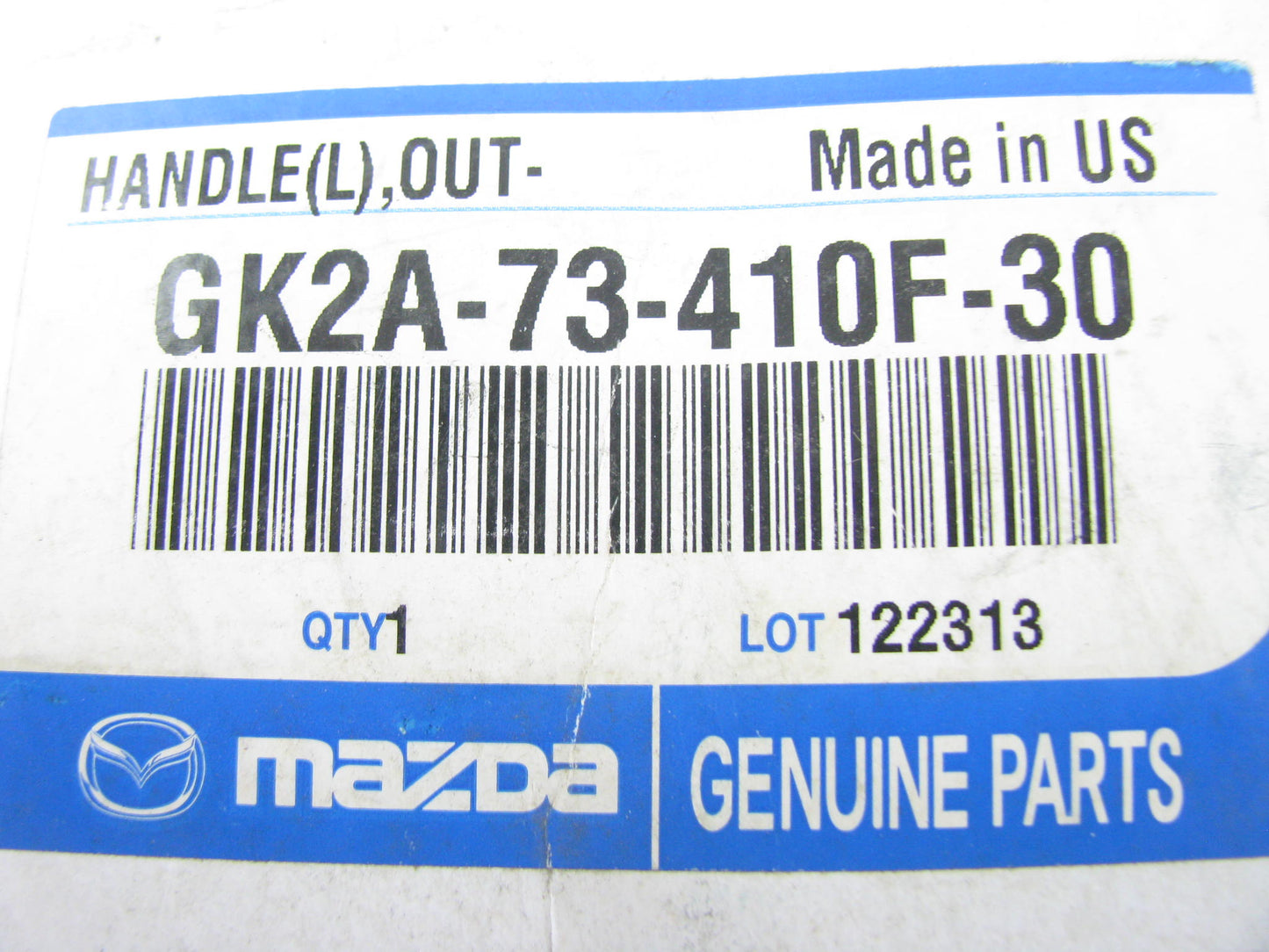 NOS - OEM GK2A-73-410F-30 REAR LEFT Exterior Door Handle For 2003-2008 Mazda 6