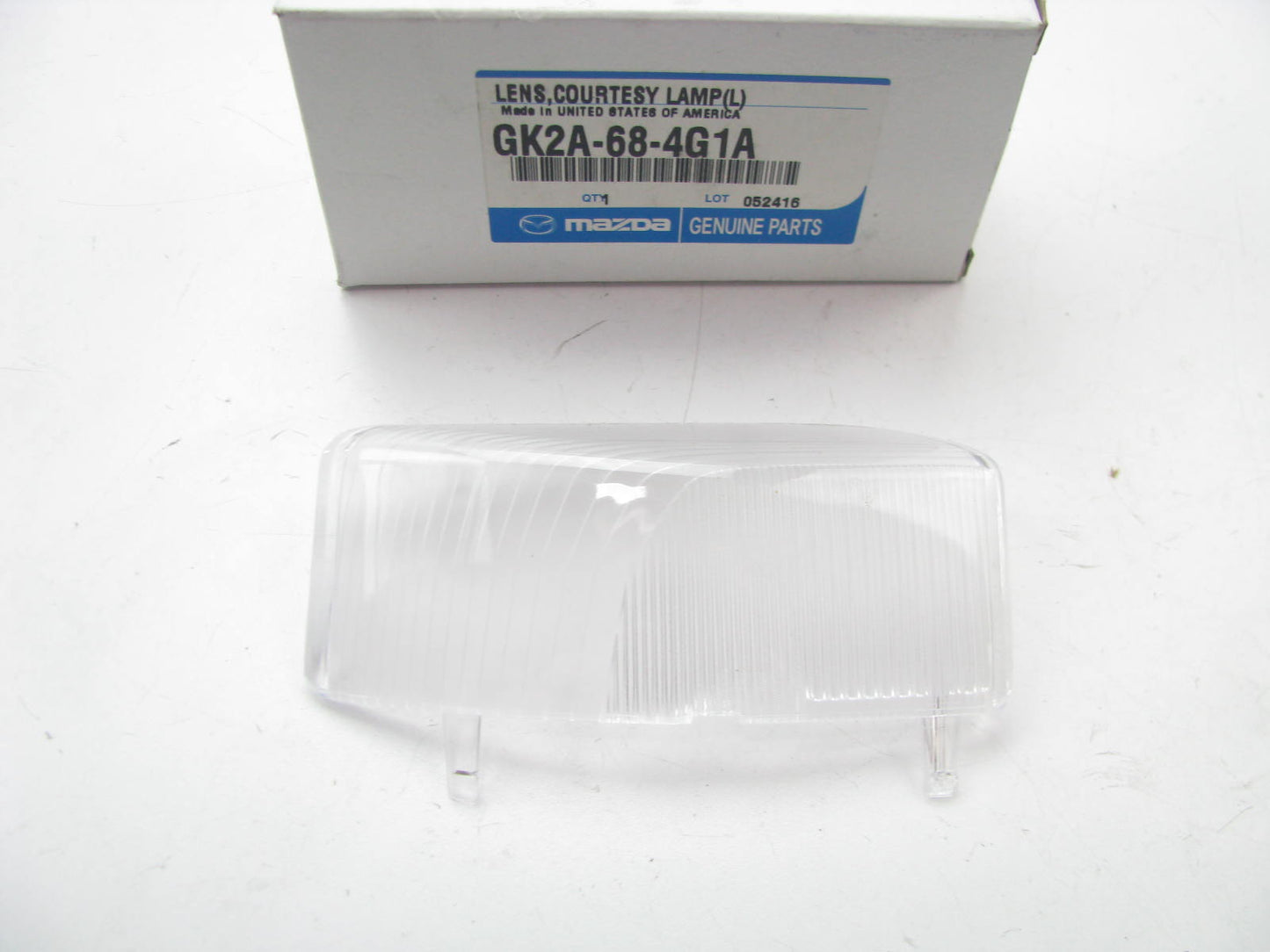 NEW - OEM Mazda GK2A684G1A Front Left Door Courtesy Lamp Lens 2003-2008 6