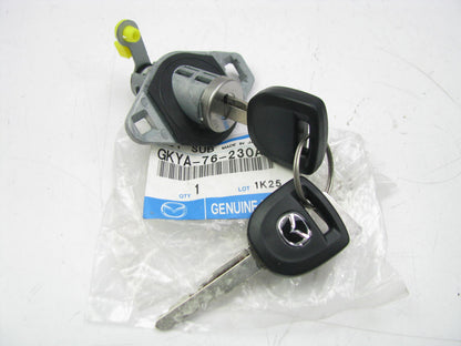 NEW - OEM GKYA-76-230A Trunk Lock Cylinder & Keys For 2003-2008 Mazda  6