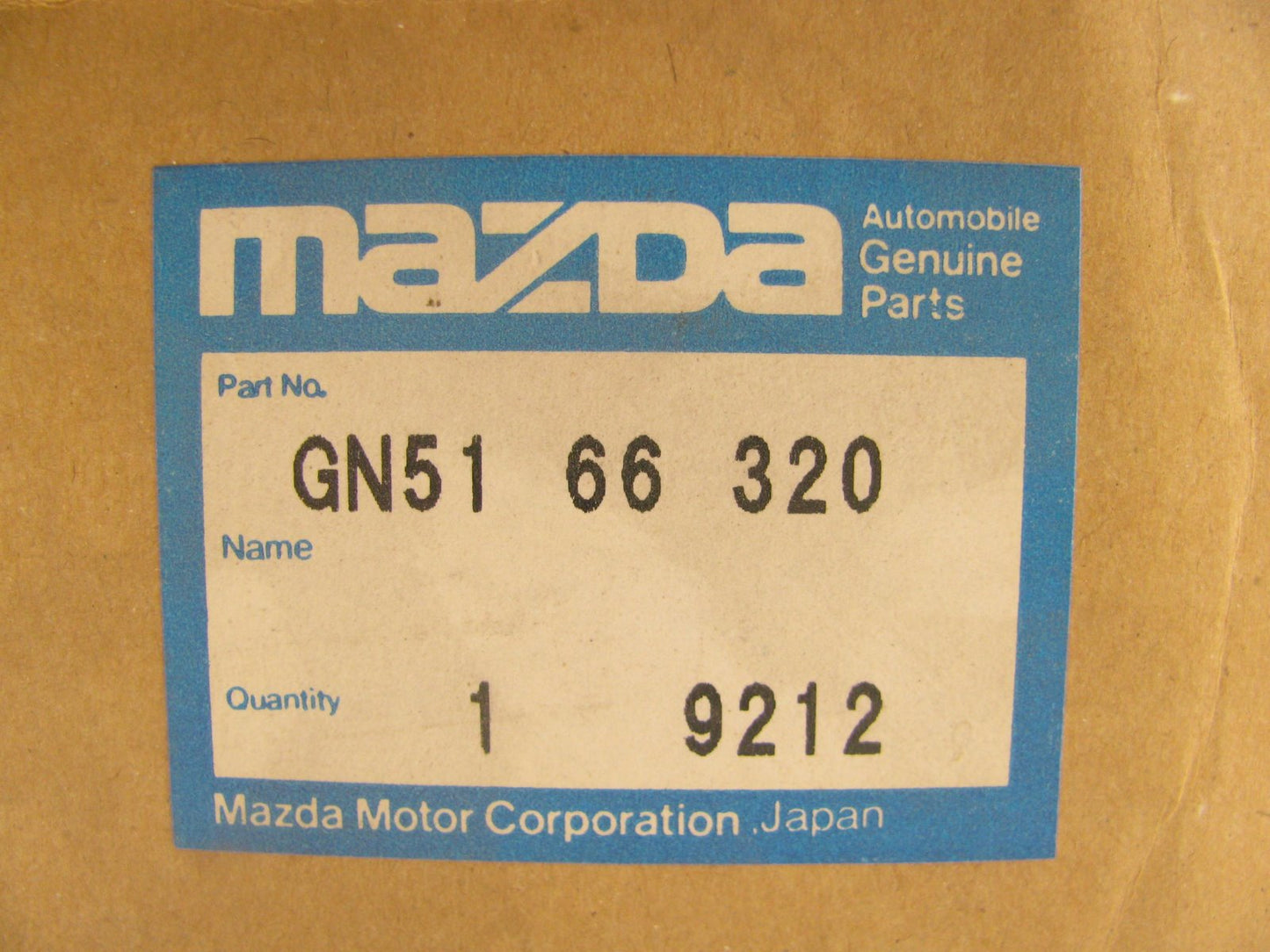 NEW - OEM Mazda GN51-66-320 Cruise Control Module 1990-1992 626 MX-6 2.2L