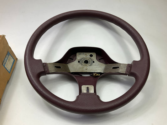 NOS Genuine OEM Mazda GN52-32-980A-19 Burgundy Steering Wheel - 1991-1992 626