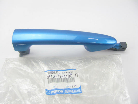 New Rear Right Side Exterior Door Handle Celestial Blue For 2010-2011 Mazda 3