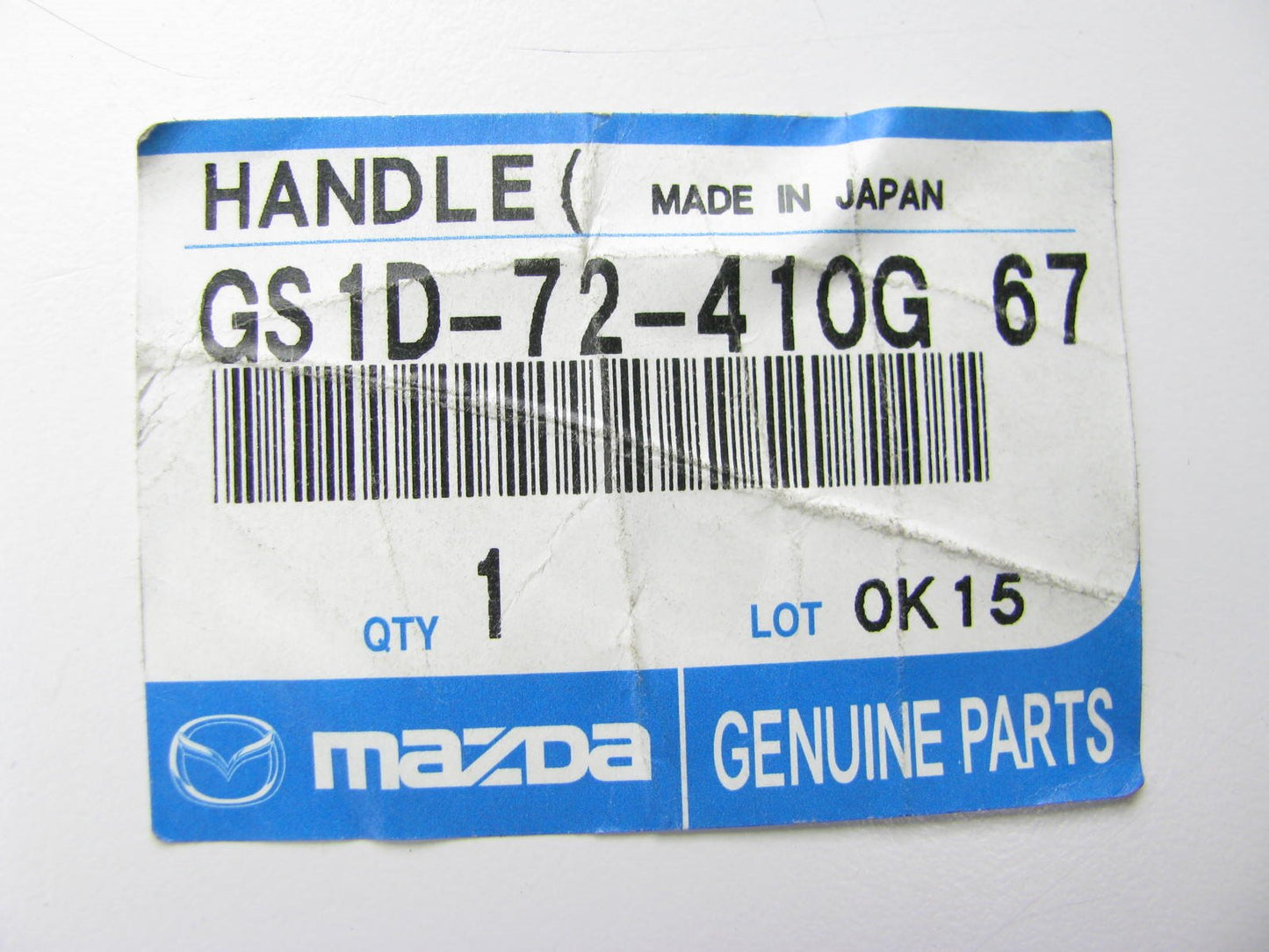 New Rear Right Side Exterior Door Handle Sunlight Silver For 2012-2013 Mazda 2