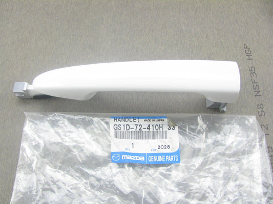 New Rear Right Exterior Door Handle Arctic White For 2010-11 Mazda 3 HATCHBACK