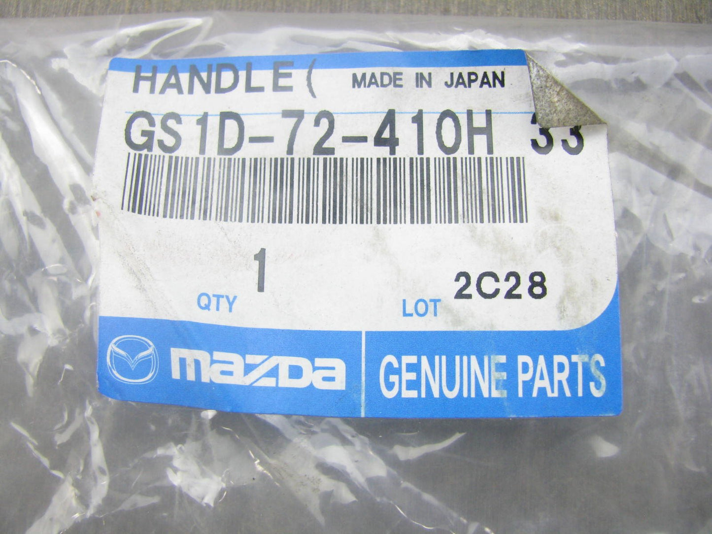 New Rear Right Exterior Door Handle Arctic White For 2010-11 Mazda 3 HATCHBACK