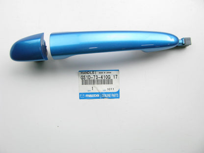 NEW - OEM Rear Left Side Exterior Door Handle Celestial Blue 2010-2011 Mazda 3
