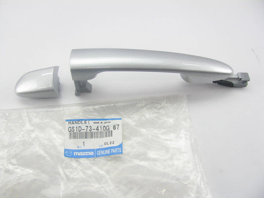 New Genuine REAR LEFT Door Outside Handle Sunlight Silver OEM For 11-12 Mazda 2