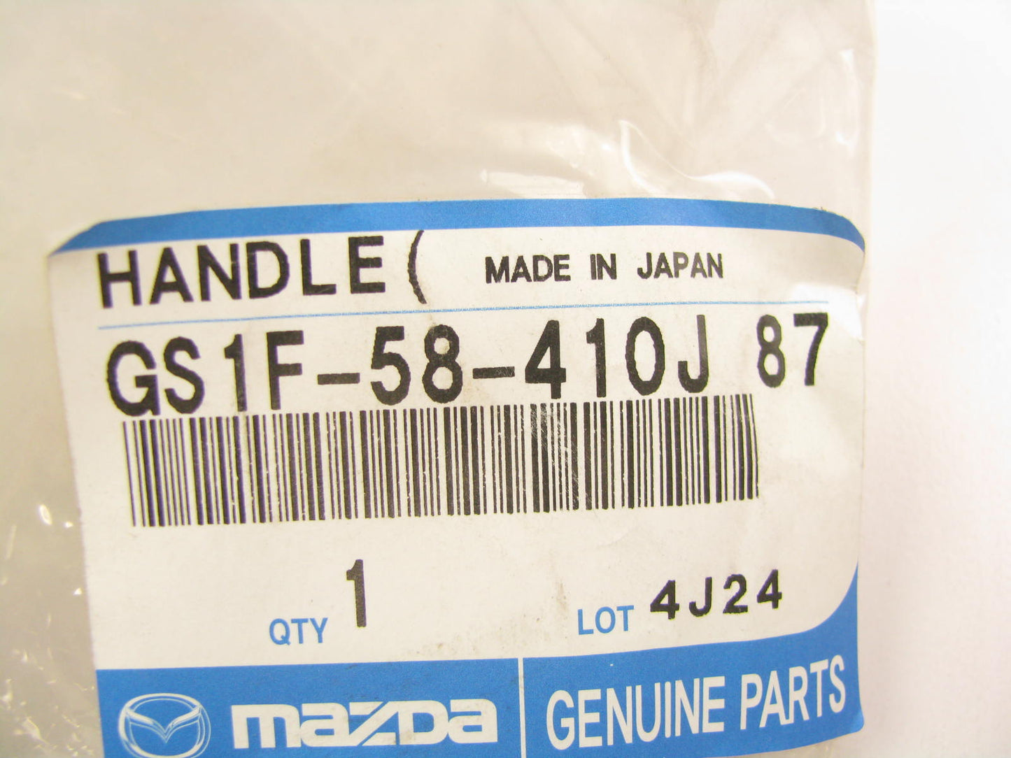 NEW - OEM Mazda GS1F58410J87 Front Right Outside Door Handle 2010-2013 3
