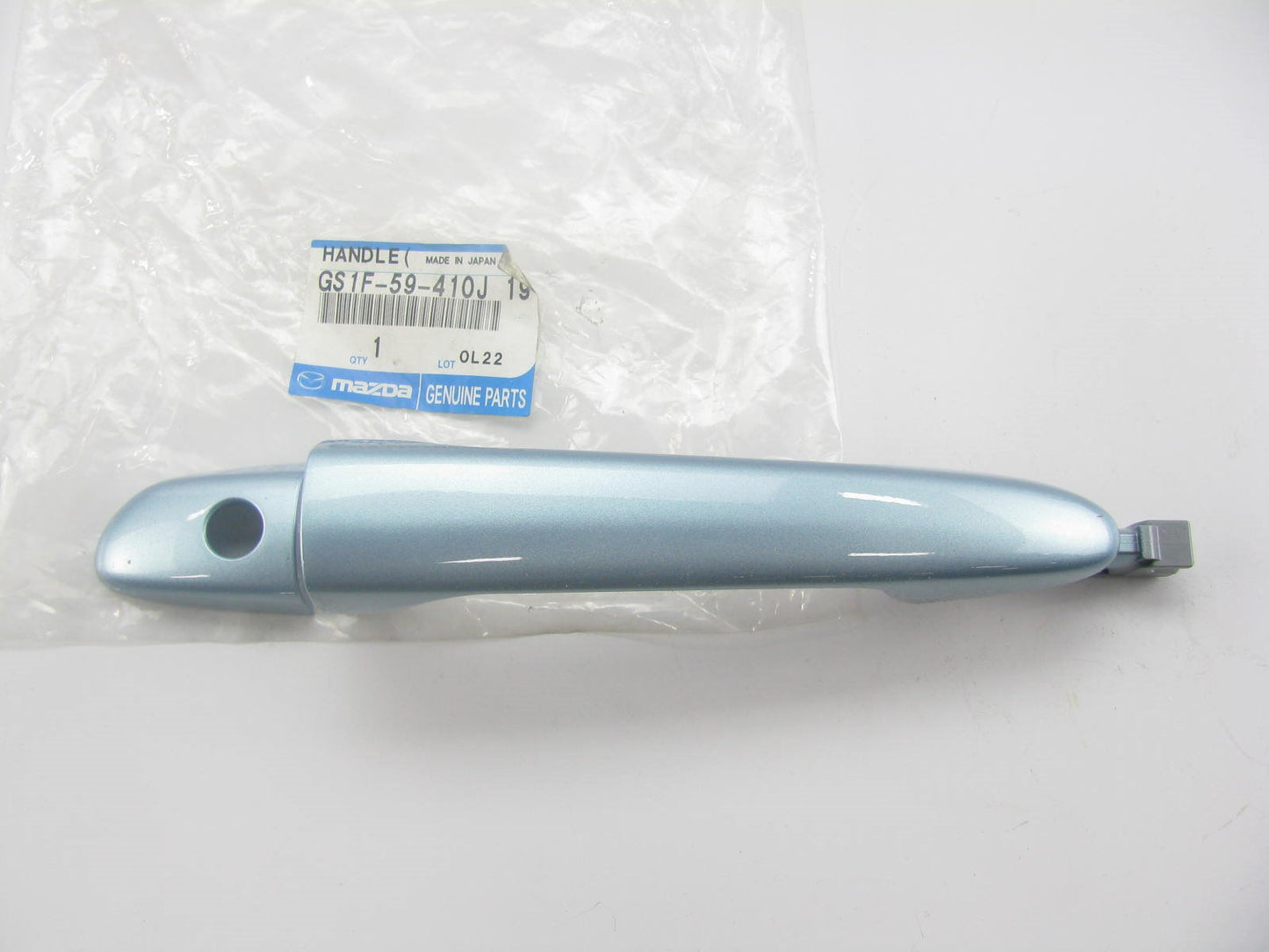 New Front Left Exterior Door Handle Blue For 2011-2012 Mazda 2 GS1F59410J19