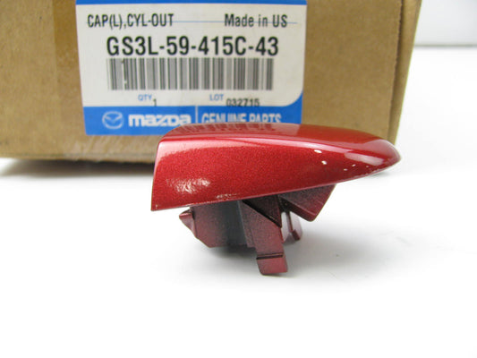 NEW OEM GS3L-59-415C-43 REAR LEFT Door Handle Cap - RED CANDY 11-13 Mazda 6