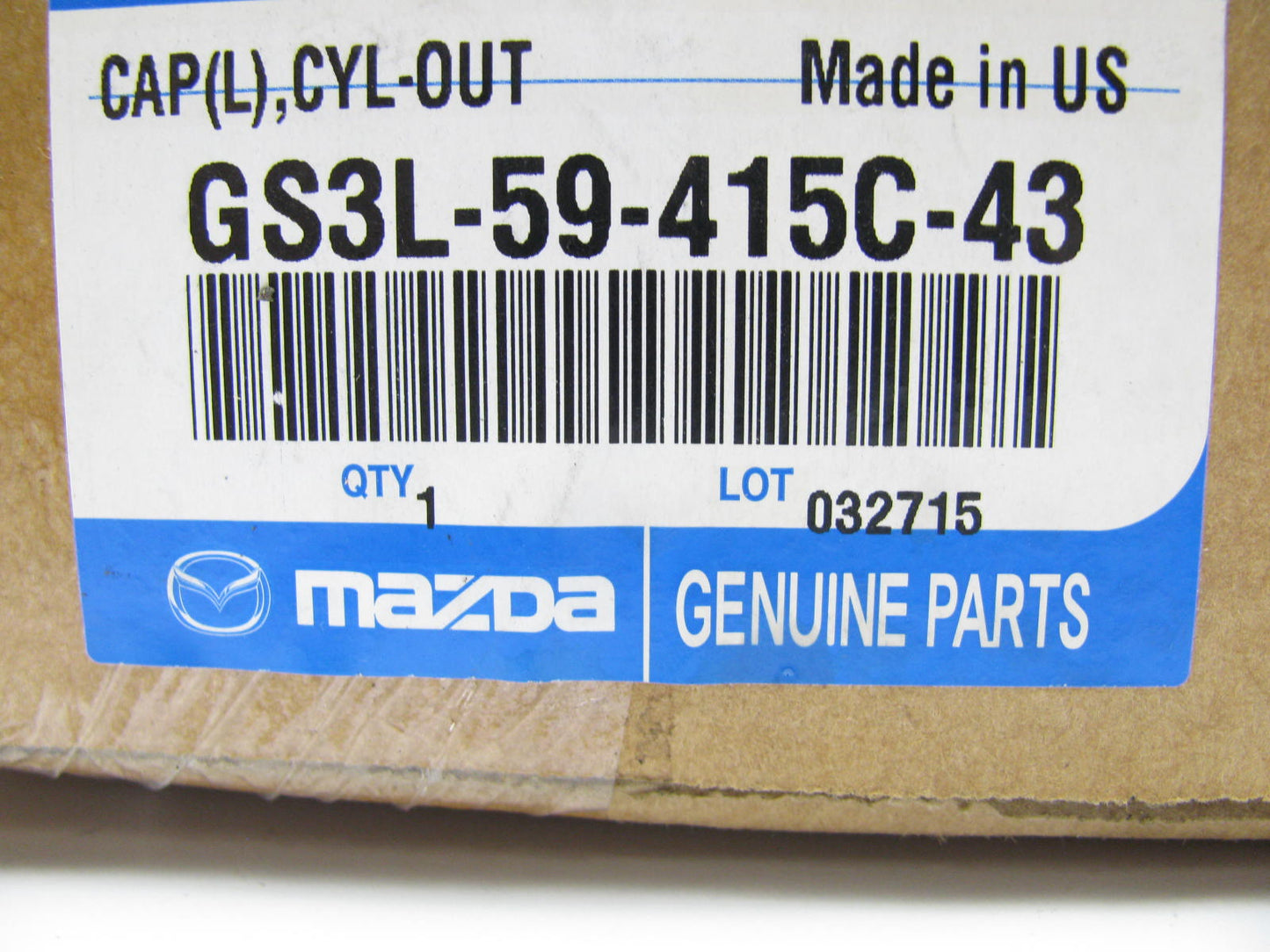NEW OEM GS3L-59-415C-43 REAR LEFT Door Handle Cap - RED CANDY 11-13 Mazda 6