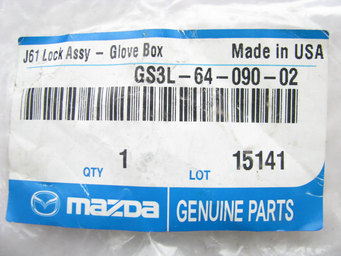 NEW - OEM Mazda GS3L-64-090-02 Glove Box Latch Lock 2009-2013 6