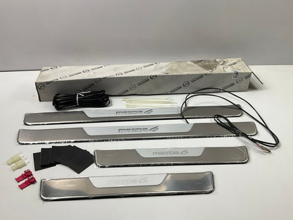 Mazda GS3L-V1-370 Door Sill Trim Plate, Blue MAZDA6 LED Lighted, 10-13 Mazda 6