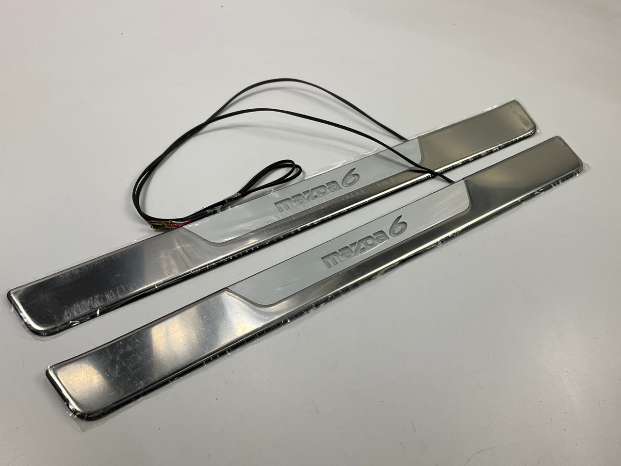 Mazda GS3L-V1-370 Door Sill Trim Plate, Blue MAZDA6 LED Lighted, 10-13 Mazda 6