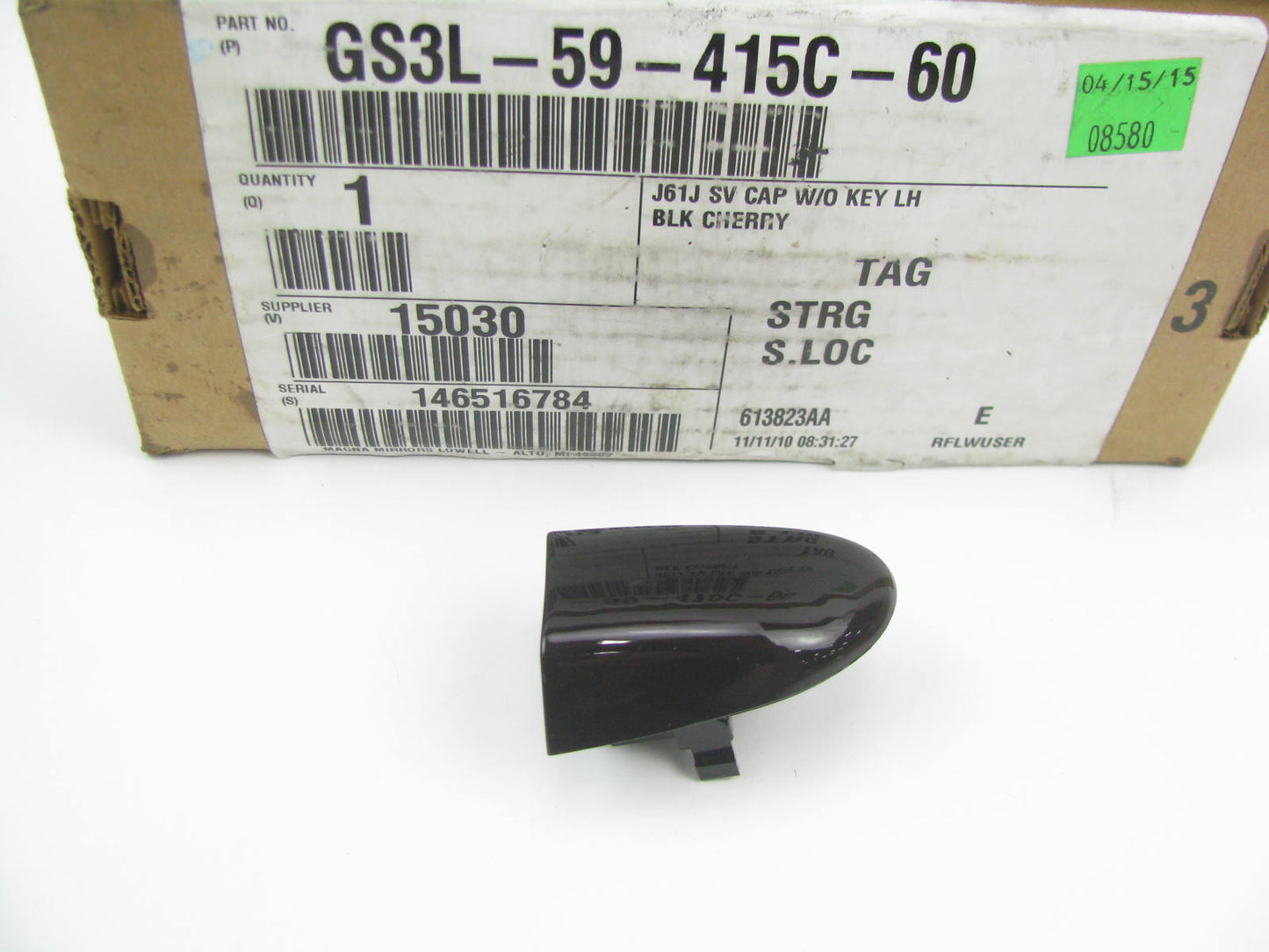 NEW GENUINE OEM GS3L59415C60 REAR LEFT Door Handle Cover Cap BLACK 09-12 Mazda 6