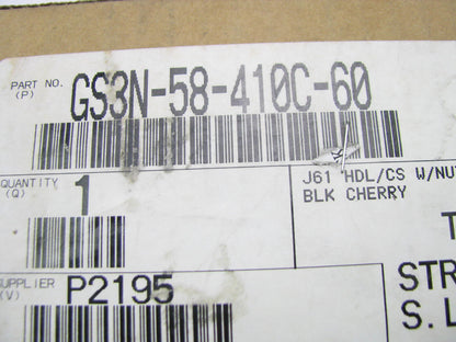 NEW - OEM Mazda Front Right BLACK CHERRY Color Outside Door Handle 2009-2011 6