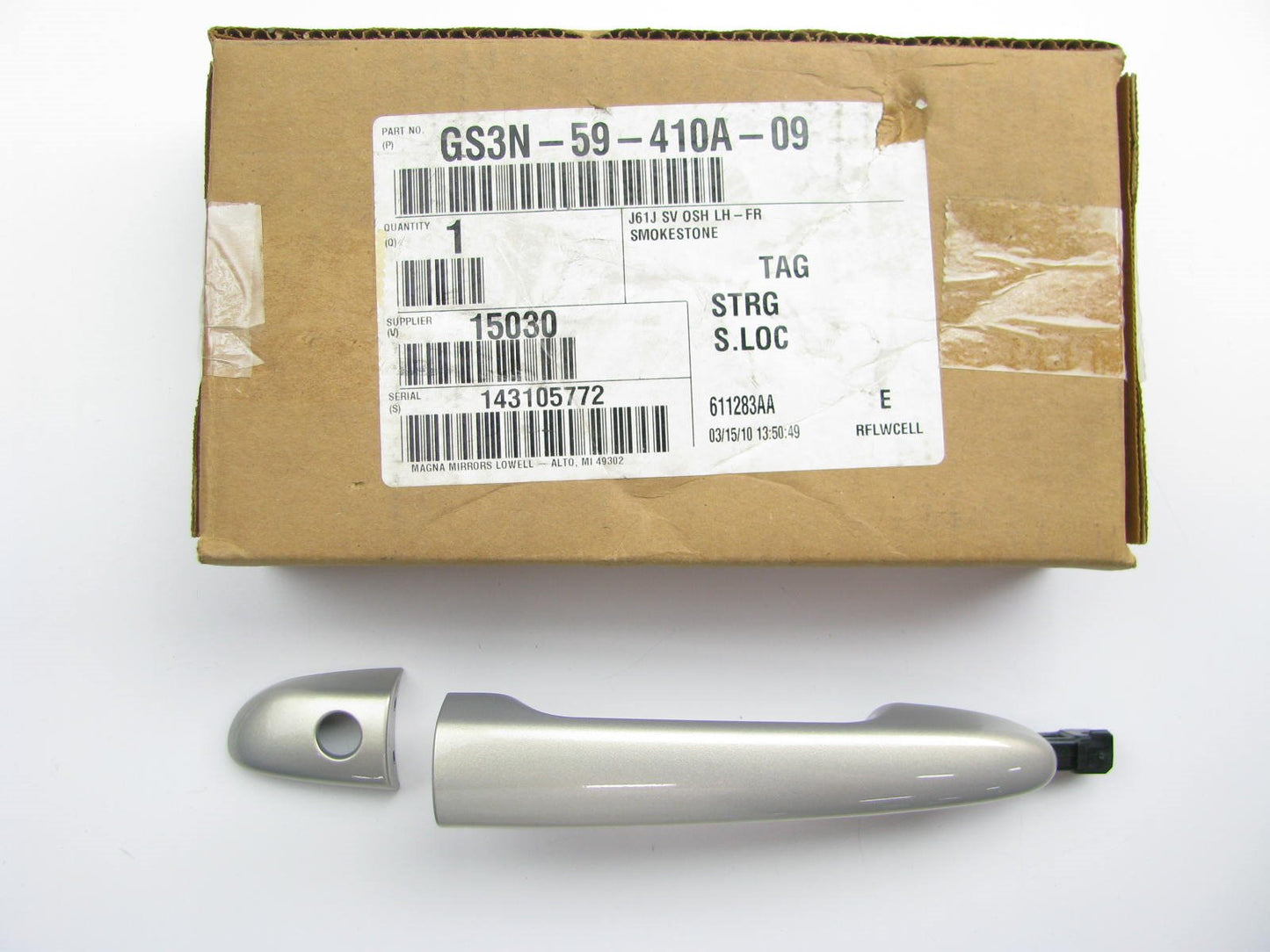 New OEM Front Left Side SMOKE STONE Outside Door Handle For 09-10 Mazda 6