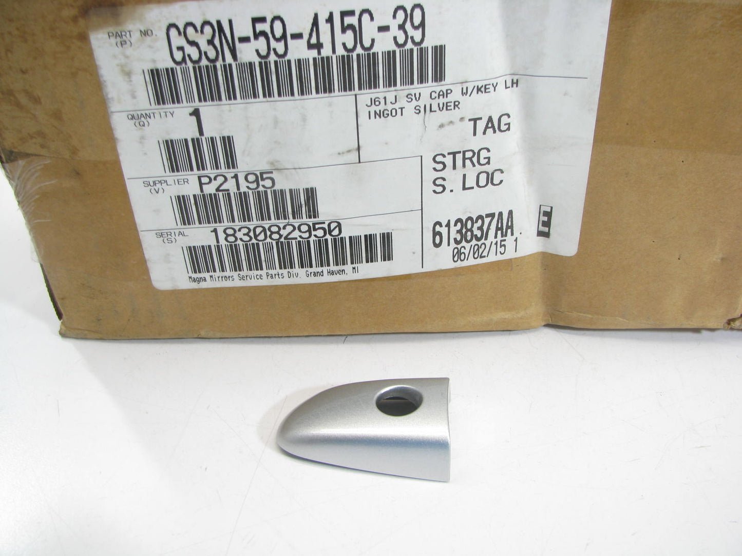 NEW - OEM Mazda GS3N-59-415C-39 Front Left Outside Door Handle Cap 2011-2013 6