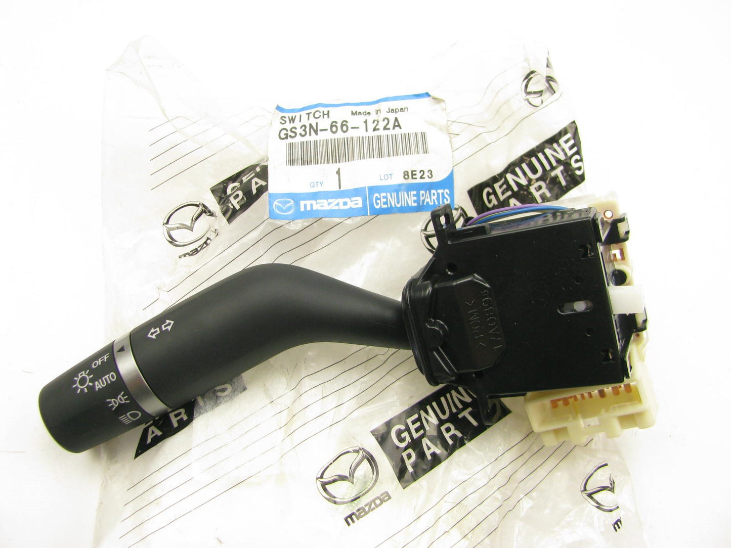 Mazda GS3N-66-122A Headlight Lamp Turn Signal Switch (WITH AUTO, W/O FOG)