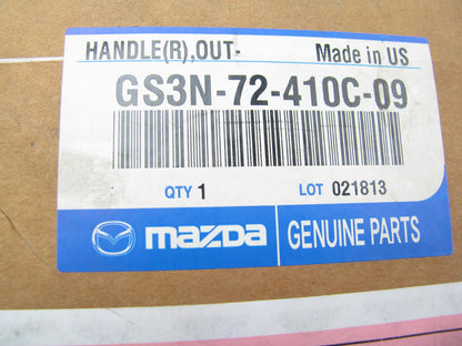 NEW - OEM Mazda GS3N-72-410C-09 Rear Right Outside Door Handle 2009-2010 Mazda 6