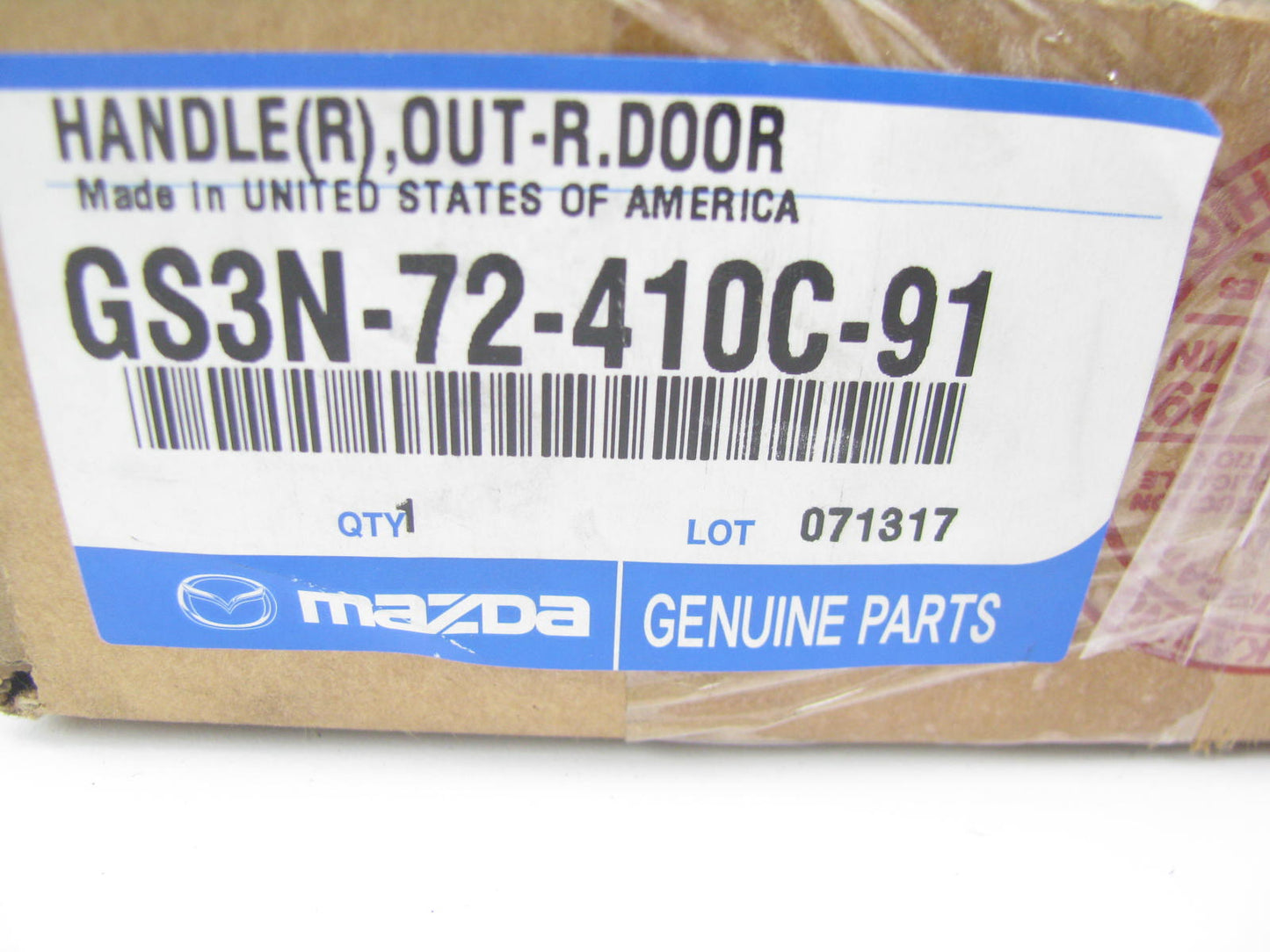 NEW OEM GS3N72410C91 REAR RIGHT EXTERIOR Door Handle COMET GRAY 09-11 Mazda 6