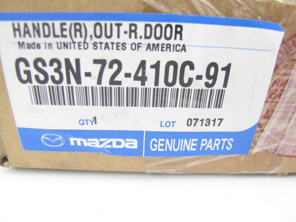 NEW OEM GS3N72410C91 REAR RIGHT EXTERIOR Door Handle COMET GRAY 09-11 Mazda 6