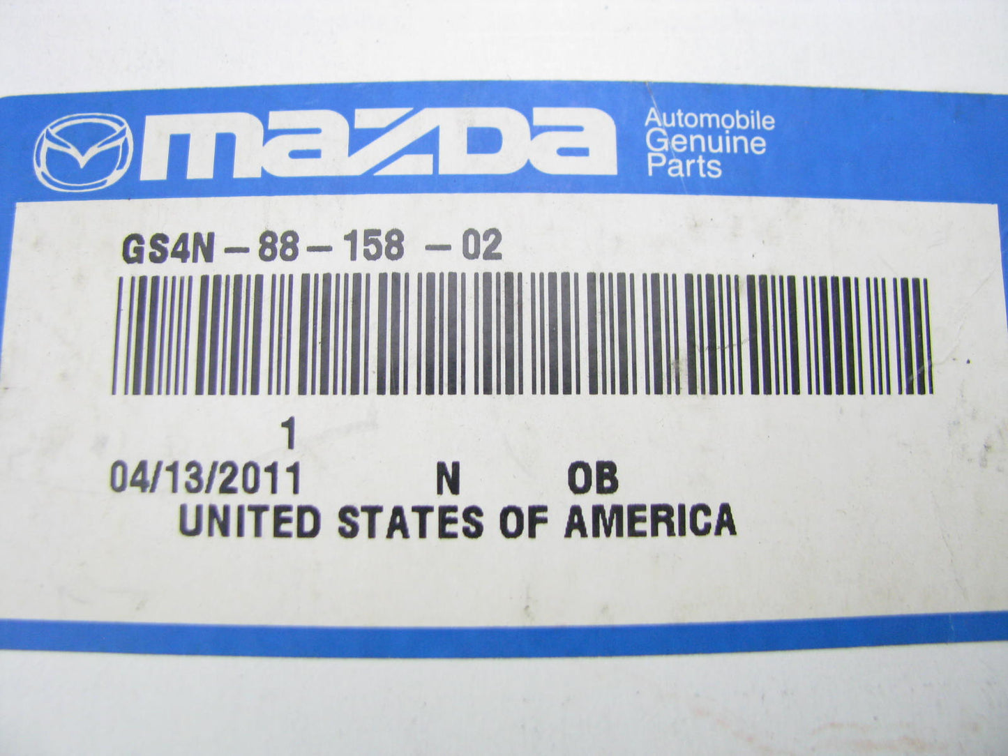 NEW - OEM Mazda GS4N-88-158-02 Power Seat Memory Switch 2009-2013 6