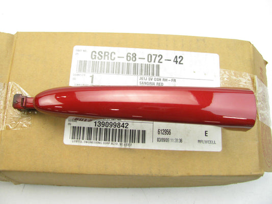 NEW GENUINE RIGHT Exterior Door Handle OEM 09-13 Mazda 6 Sangria Red GSRC6807242