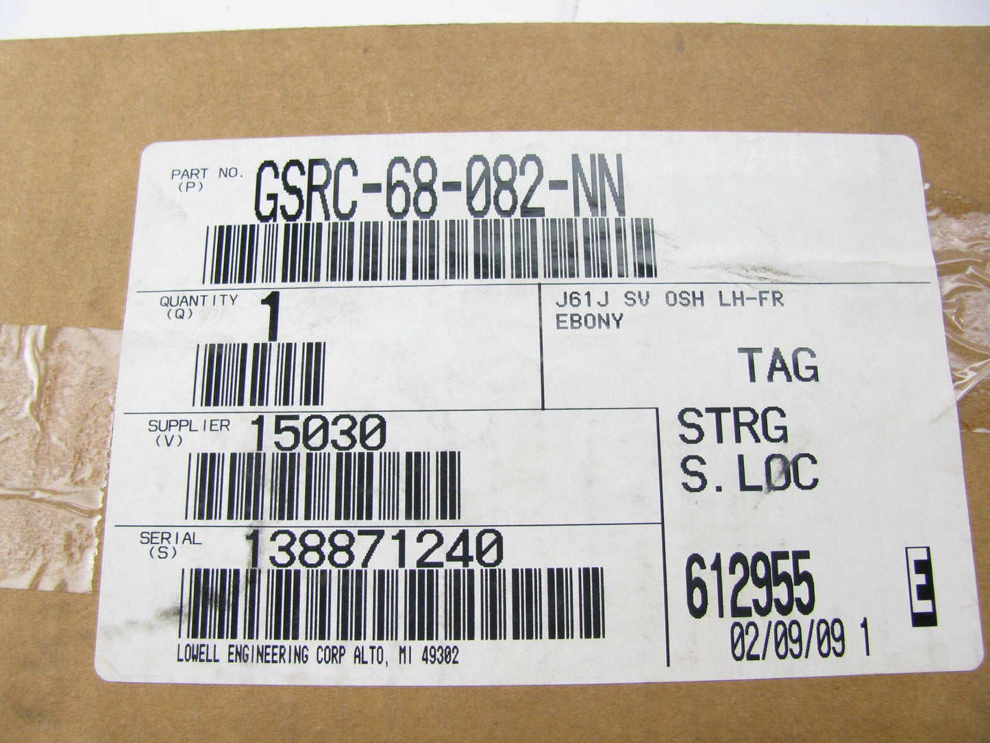 New OEM Front Or Rear Left Side Black Outside Door Handle For 09-13 Mazda 6