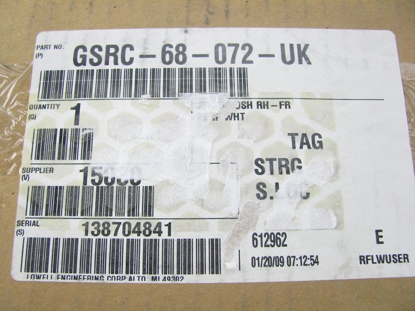 New OEM Front Right Side WHITE Outside Door Handle For 09-13 Mazda 6 GSRC68072UK