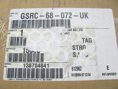 New OEM Front Right Side WHITE Outside Door Handle For 09-13 Mazda 6 GSRC68072UK