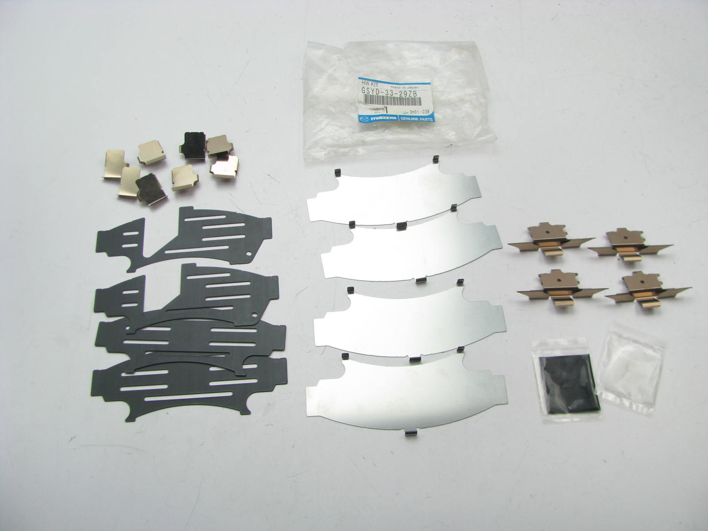 NEW - OEM Mazda GSYD3329ZB Front Brake Pad Anti-Squeak Shims 2007-2014 6