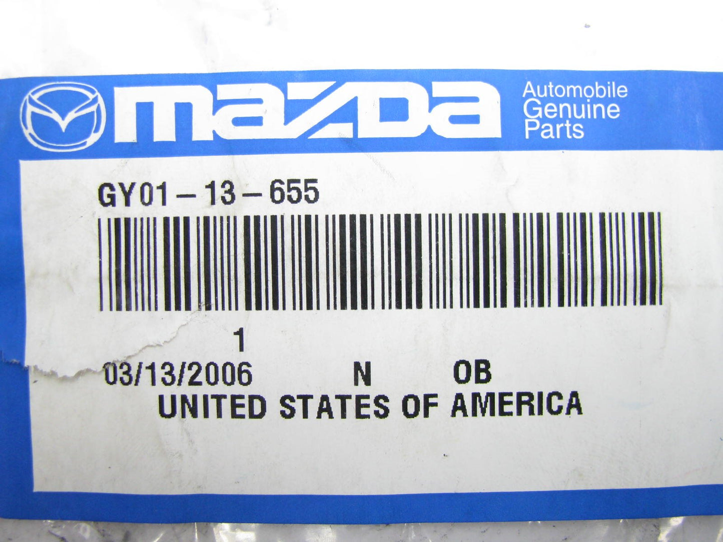 NEW GENUINE OEM 2000-2001 Mazda MPV Throttle Body Gasket GY01-13-655