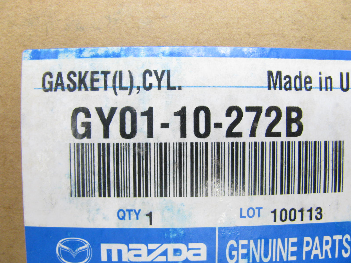 NEW Mazda GY0110272B LEFT Cylinder Head Gasket 01 MPV 01-02 Cougar 2.5L V6