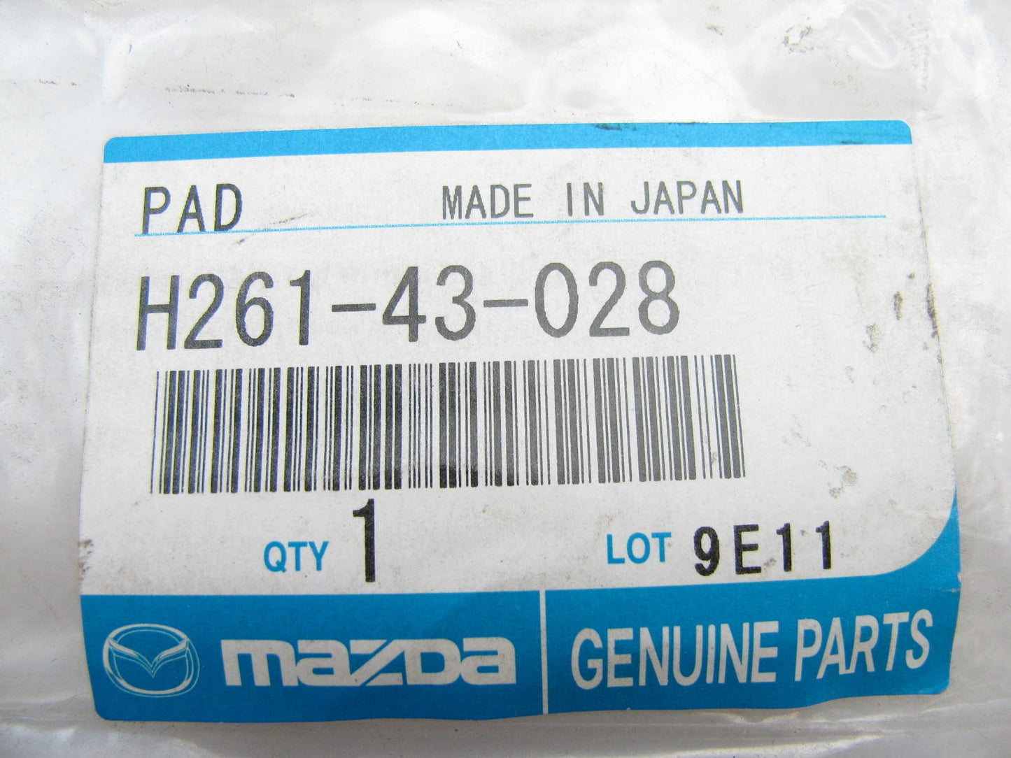 NEW GENUINE Brake Pedal Pad OEM 1994-1995 Mazda RX-7 Auto Trans ONLY H26143028