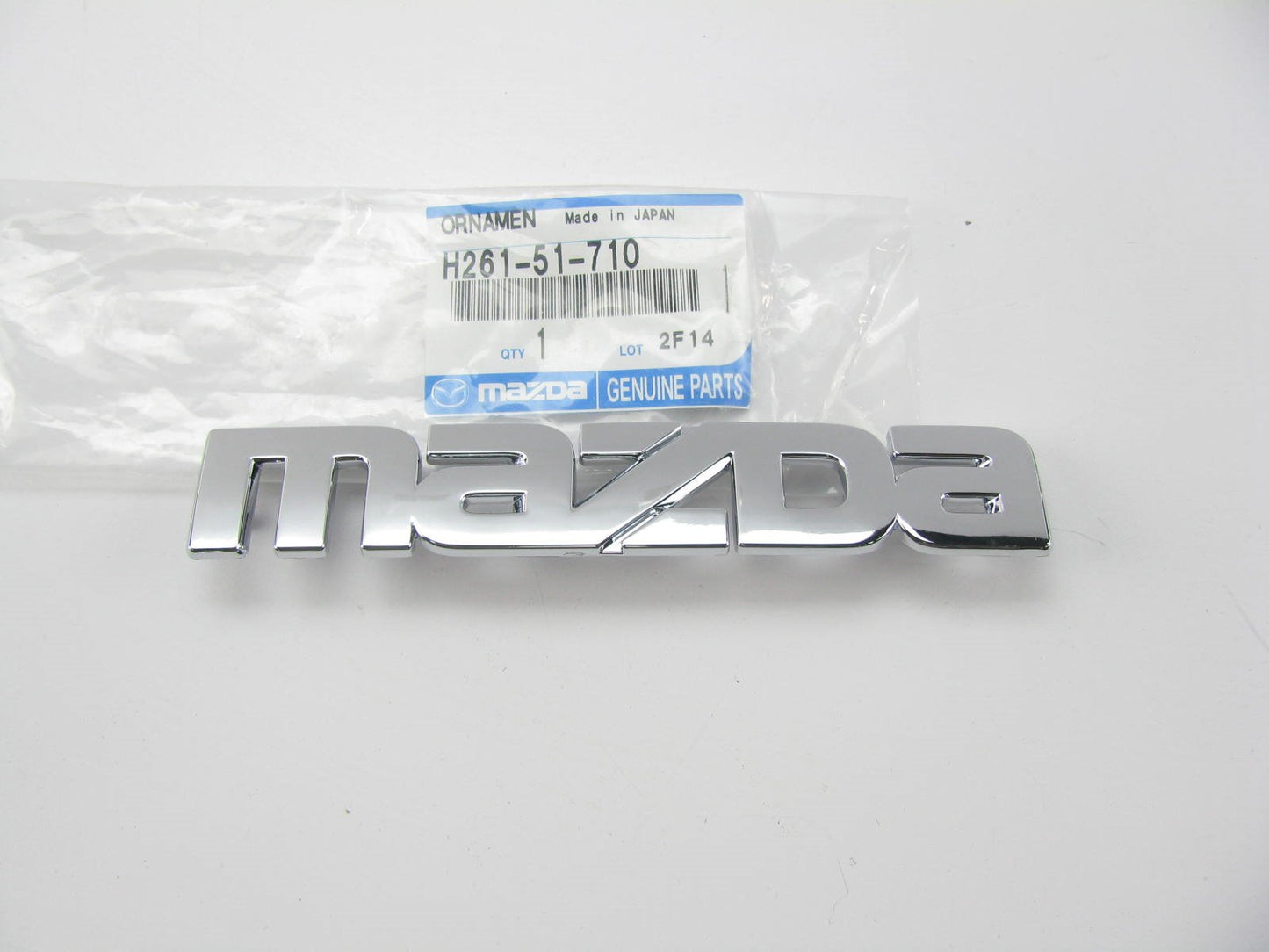 New Front *MAZDA* Nameplate Emblem Badge OEM For Mazda H26151710