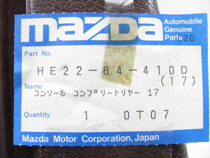 NOS Genuine OEM Mazda Center Console HE22-64-410D-17 For 1988 Mazda 929 Type 2