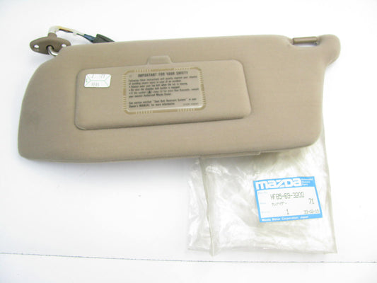 NEW - OEM Mazda HF85-69-320D Front Left Sun Visor 1991 929 W/O Sunroof