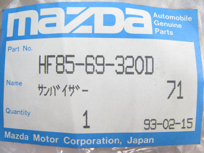 NEW - OEM Mazda HF85-69-320D Front Left Sun Visor 1991 929 W/O Sunroof