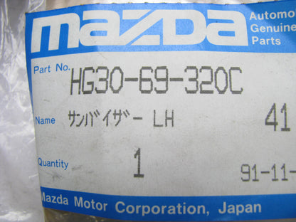 NEW - OEM Mazda HG30-69-320C-41 Front Left Sun Visor HE9 Gray 1992-94 929