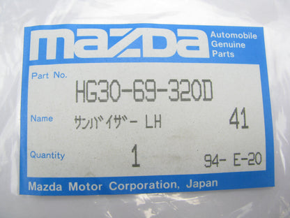 NEW GENUINE OEM HG30-69-320D-41 FRONT LEFT Sun Visor 92-94 Mazda 929