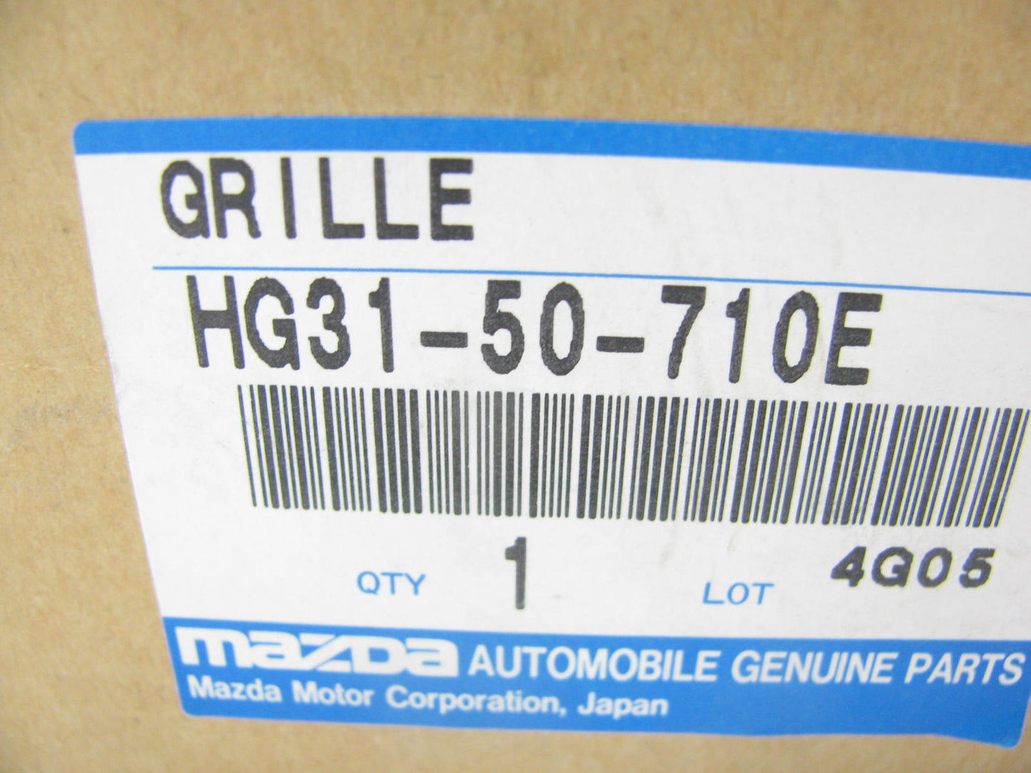 NEW - OEM Mazda HG3150710E Front Grille For 1992 929