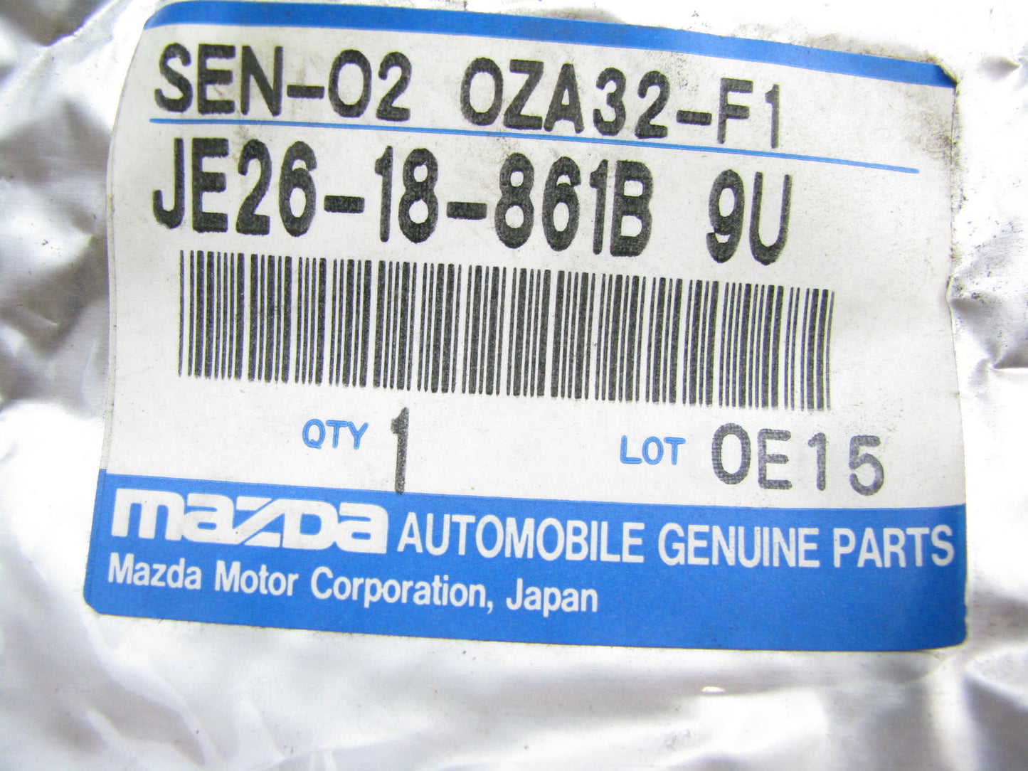 NEW - OEM Mazda JE2618861B9U Oxygen O2 Sensor - Upstream 1990-1991 929 3.0L