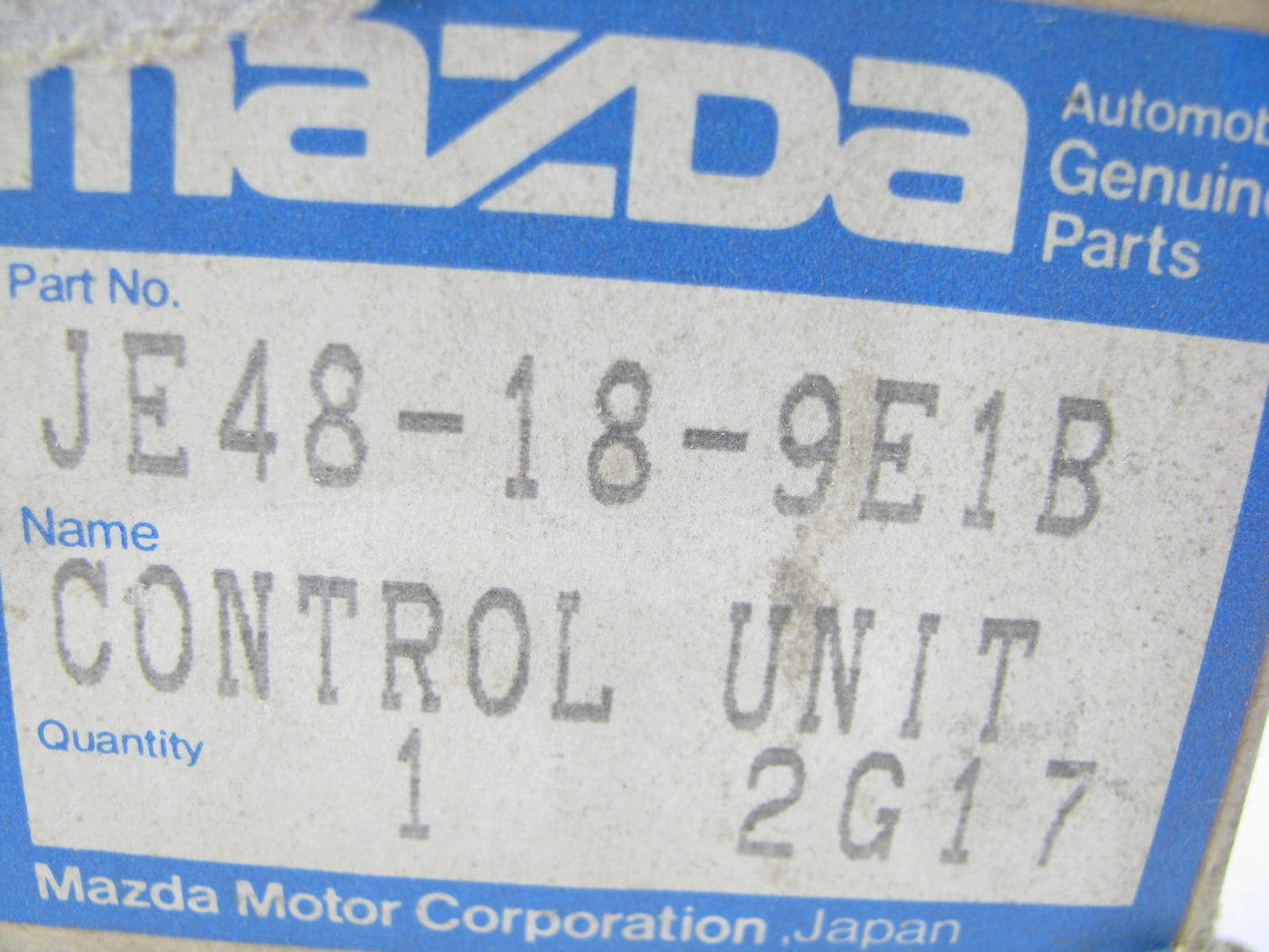 NEW - OEM JE48-18-9E1B Automatic Transmission Control Module 1992-1994 Mazda 929