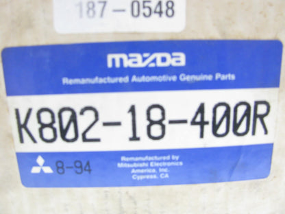REMAN. OEM Mazda K802-18-400R Starter Motor For 1992-1994 Mazda MX-3 1.8L V6