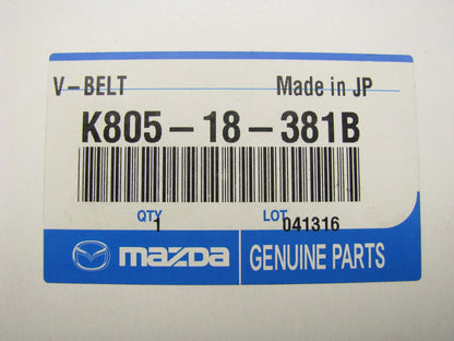 NEW - OEM Mazda K805-18-381B Serpentine Belt 1993-1997 626 MX-6 1992-1995 MX-3