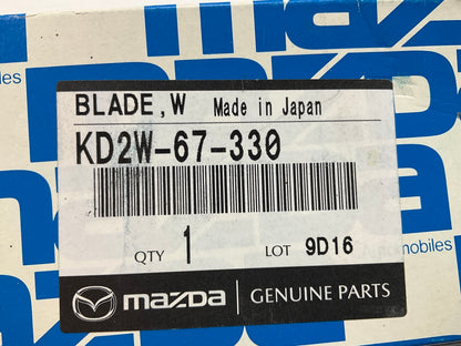 NEW OEM Mazda KD2W-67-330 Right Windshield Wiper Blade - 24''